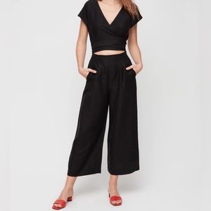 Aritzia Wilfred Linen Jumpsuit